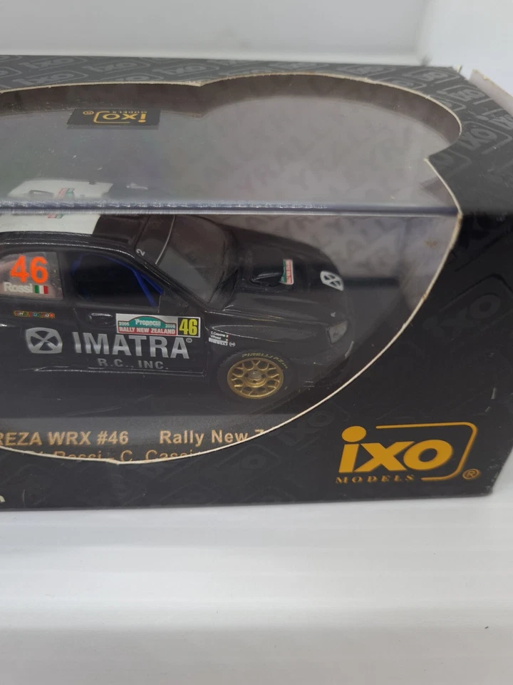 IXO 1/43 Subaru Impreza WRX Rally New Zealand 2006 #46 V.Rossi C.Cassina RAM 256 - Image 4 of 4