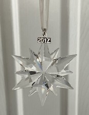Swarovski Large  3" 2017 Annual Edition Snowflake Christmas Ornament MSPR $79