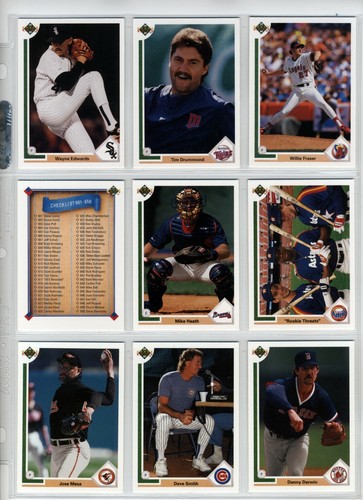 Baseball Upper Deck 1991 Cards Choose Upick from list (509-800) - Picture 329 of 506