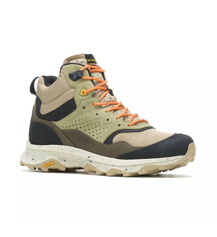 Merrell Speed Solo Mid Clay/Olive Waterproof Hiking Boots  display picture 1