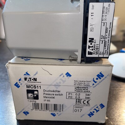 #ad EATON MOELLER. MCS11. Pressure Switch. $199.00