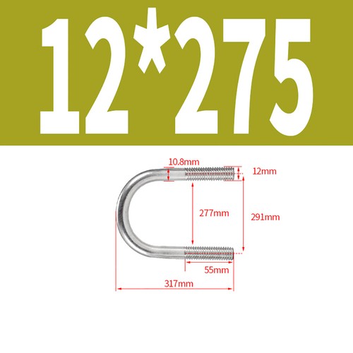 Rundbogen U-Bolzen U-Karten U-Bolzen M6 M8 M10 M12 A2 Edelstahl - Bild 54 von 55