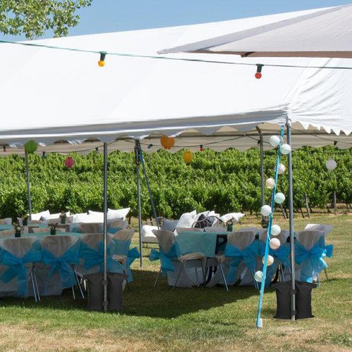 4x Pavillon Sandsäcke Gewichte Standfuß Fuß Beinfüße Befestigung Zelt - Bild 9 von 12