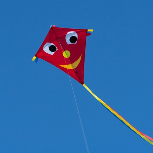 CIM Kinder Drachen Happy Eddy Red Einleiner Flugdrachen inkl. Drachenschnur - Bild 2 von 4