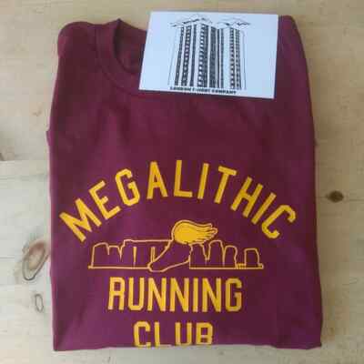 Megalithic Running Club T-Shirt - Stones, Stonehenge, Dolmen, Various Colours