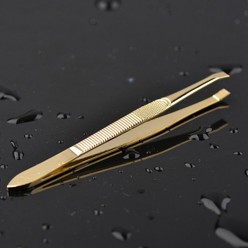 9 X0.8cm Eyelashes Extension Clip Stainless Steel Eyebrow Tweezers - Picture 4 of 12