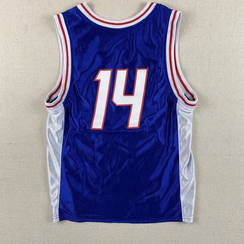 Play With Purpose Boys Basketball Jersey Reversible Size YS White Blue Mesh - Picture 6 of 9