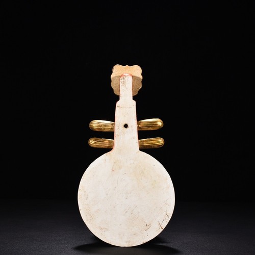 10.8" china antique qing dynasty qianlong mark porcelain flower bird Pipa vase - Foto 3 di 9