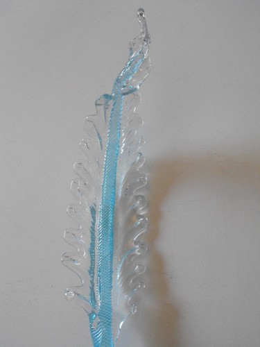 MURANO KRONLEUCHTER VENEDIG ERSATZTEIL SPARE PART RECHANGE GERADE BLATT FoD12/3 - Bild 4 von 6