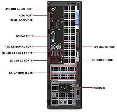 DELL DESKTOP OptiPlex 5050 SFF I7-7700K 32GB DDR4 960GB SSD WIN11 WIFI - Picture 4 of 8