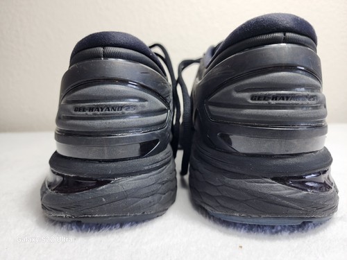 ASICS Gel Men's Shoes Mesh Running NYC 1011A021-001 New York Black Size 13 - Picture 10 of 15