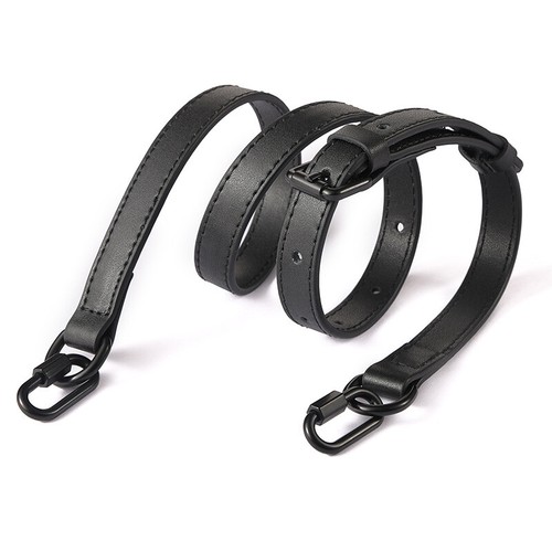 70-90cm Black Genuine Leather Shoulder Crossbody Replacement Handle Bag Strap