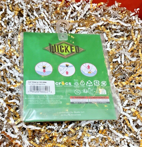 Crocs Jibbitz Wicked Movie 5 Pack Charms Metal In Stock - Picture 4 of 12