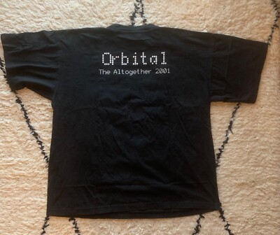 RARE Vintage ORBITAL THE ALTOGETHER TOUR 2001 TEE Orb
