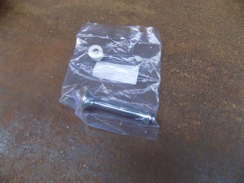 4, NEW POLISHED CHROME 3-1/8" RIGID BASE DOOR STOP with Rubber Tip IVES-61MB26 - Picture 5 of 5