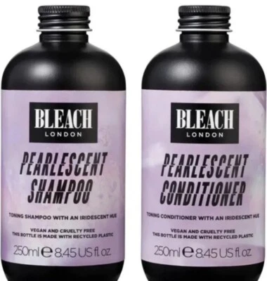 BLEACH LONDON - Pearlescent Shampoo 250 ml and Conditioner 250 ml (2 Pack)