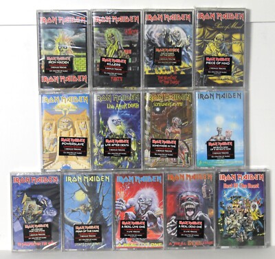 IRON MAIDEN - 13 Castle Records cassette box set w/48 xtra IRON MAIDEN - 13 Castle Records cassette box set w/48 xtra