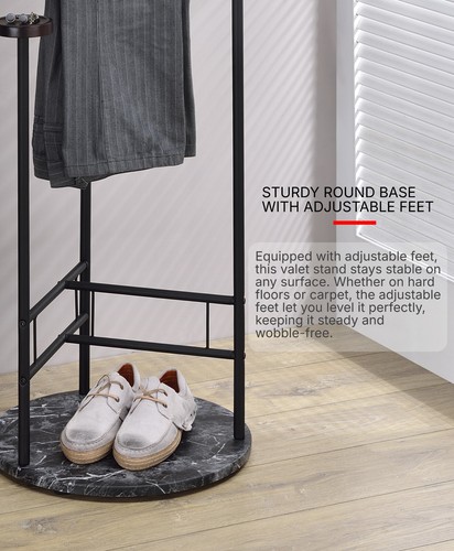 Proman Products Scandia Valet Stand, Clothing Organizer with Tray, Hanger - Picture 14 of 14