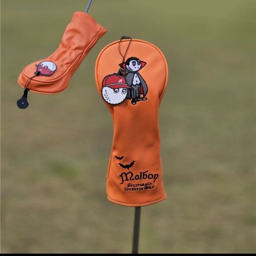Red/Orange-Vampire Golf Club Headcover Driver Wood Hybrid Putter Head Cover 135H - Afbeelding 11 van 26