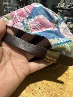 帽子 supreme Patchwork Madras Crusher Supreme GOODENOUGH Patchwork Madras Crusher (SS25) - $78