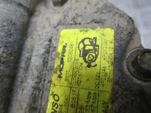 FIAT 500 1.2 BENZIN KLIMAKOMPRESSOR PUMPE 52060461 OEM 2017  - Bild 6 von 7