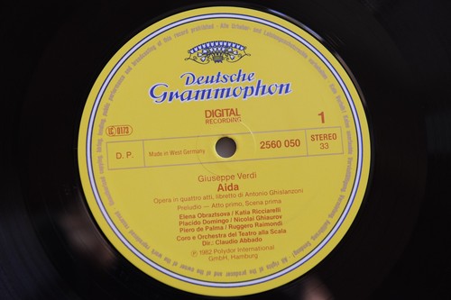 VERDI Aida ABBADO Teatro Alla Scala RICCIARELLI DOMINGO 3 LP box DGG DIGITAL - Picture 6 of 8