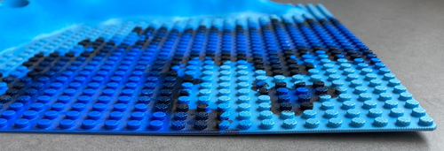 1995 / 1996 vintage LEGO Aquazone BASEPLATES LOT of 3 from # 6195 # 6190 - Picture 11 of 12