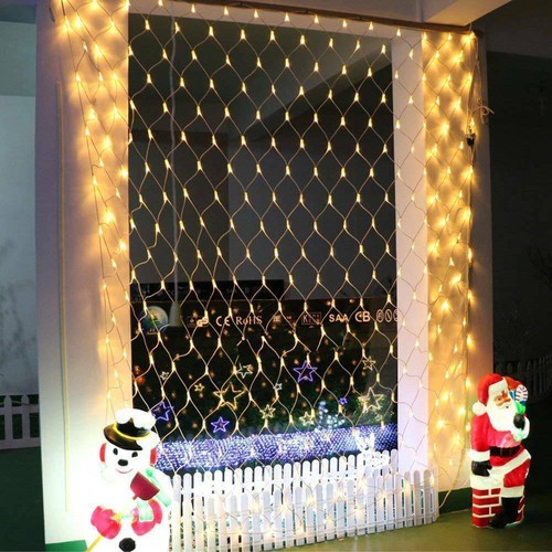 LED Net Mesh Fairy String Curtain Lights Christmas Xmas Garden Outdoor Party UK - Picture 4 of 21