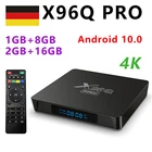 X96Q PRO Android 10.0 16GB ROM 2GB RAM 4K WIFI Netzwerk Media Player TV BOX