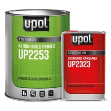 U-POL 2253 & 2323 2K 4:1 Gray High Build Urethane Primer Standard Kit Gallon