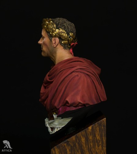 Gaius Julius Caesar Bust Painted Toy Soldier Pre-Sale | Museum - Picture 3 of 8