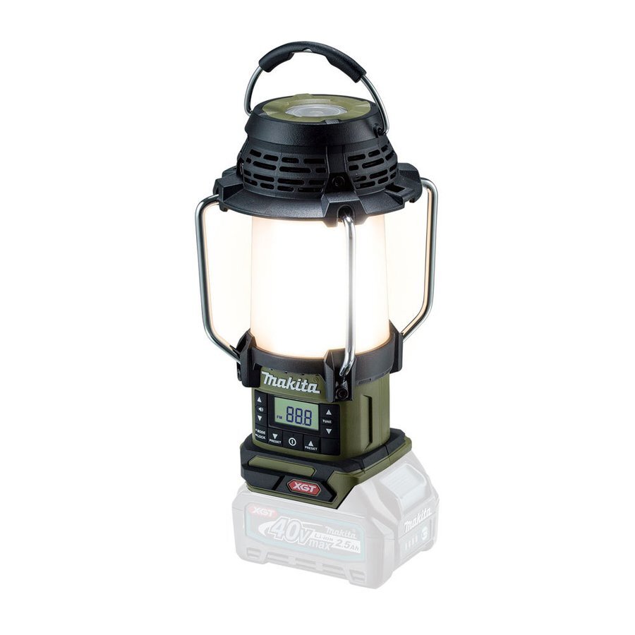 Makita MR008G Cordless Lantern Radio Blue or Olive 40V Max Body