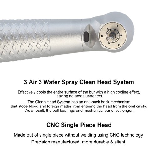 COXO Dental Fiber Optic LED High Speed Handpiece For KAVO MULTIflex Coupler - Picture 28 of 60
