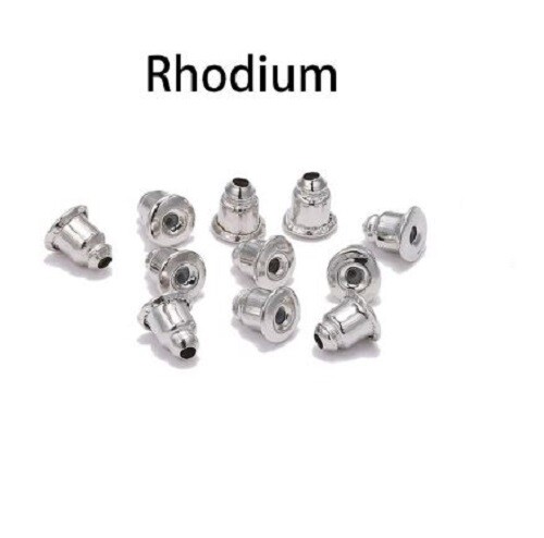 Ohrstopper Bolzen Stöpsel Ohrstecker Ohrring Verschluss Ohrmuttern NEU - Bild 15 von 15