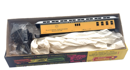 HO Roundhouse Overland Baggage REA Denver & Rio Grand Western OVP