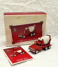 2002 Hallmark Keepsake Tonka "1961 CEMENT TRUCK"  Ornament  55th Anniversary