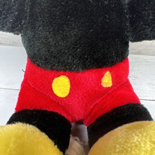 VINTAGE Disneyland Walt Disney World Mickey Mouse Plush Stuffed Animal 13” - Picture 7 of 10