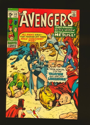Avengers # 83 - 1st Valkyrie, intro Liberators Fine/VF Cond