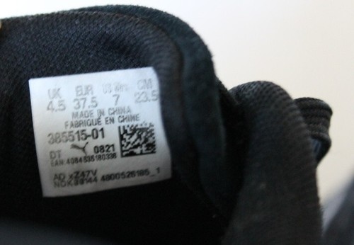 Puma Sneaker Wildleder schwarz mit Strass / Größe 37,5 / wie neu - Bild 9 von 9