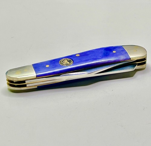 WHITETAIL CUTLERY 3.6" Long TRAPPER w/ BUFFALO HORN Handles -- ((NEW)) in BOX - Picture 3 of 21