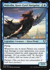 MTG CMR Commander Legends Malcolm, Keen-Eyed Navigator Card 079/361 U