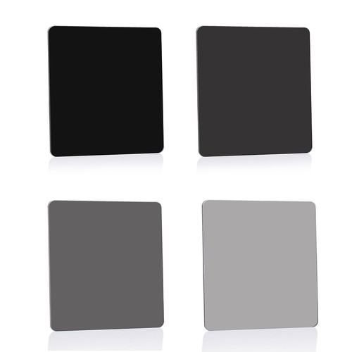 FOTGA 4X4"/100x100mm ND2+ND4+ND8+ND1000 Square Neutral Density Filter Set Glass