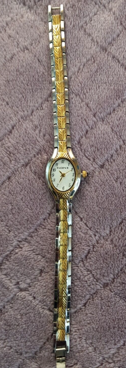 エルジン ELGIN レディース 腕時計 ダイヤ ゴールド QZ ウォッチ