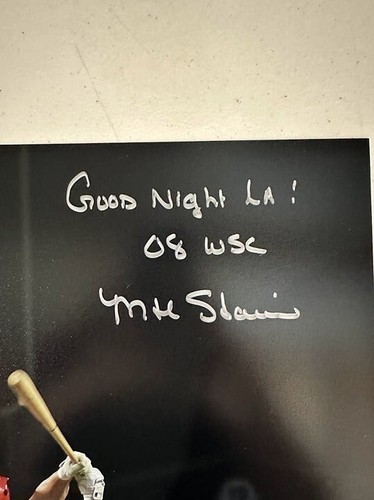 Matt Stairs signed "Goodnight" autographed Philadelphia Phillies 16x20 Photo JSA - Picture 2 of 3