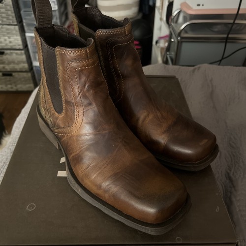 Ariat Herren Midtown Rambler Freizeit Stiefel Scheune Braun Größe 9D