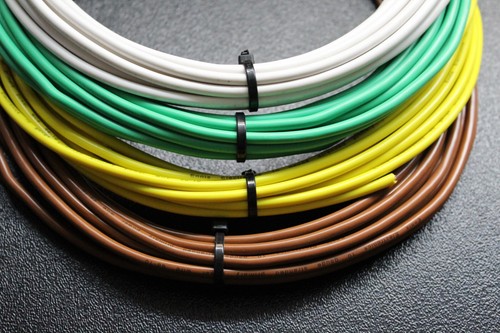 10 GAUGE 4 WAY TRAILER WIRE KIT 25 FT EA LIGHT BRAKE POWER GROUND BATTERY AWG - Picture 8 of 9