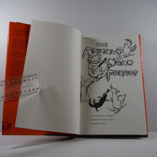 The Animals Noah Forgot by Banjo Paterson Norman Lindsay Poems children's book - Picture 6 of 17