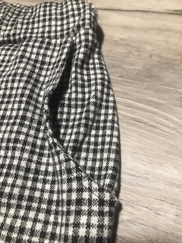 boohoo Man Plaid Shorts Extra Small Black/White Premium Wear Mens - Picture 5 of 8