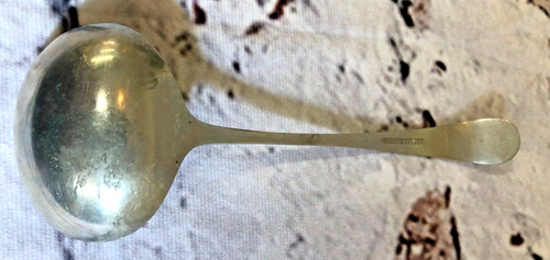 Vintage Plate Nickle Silver Serving Spoon Ladle - Picture 3 of 4