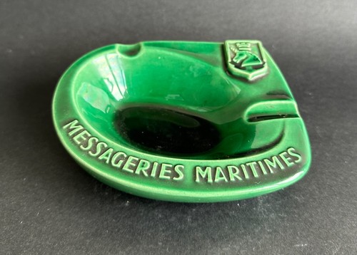 Ancien cendrier messageries maritimes la céramique de Chatillon paquebot C.AZAM - Picture 4 of 12